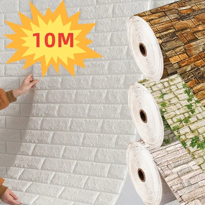 BrickWall 3D: Self-Adhesive Foam Wallpaper